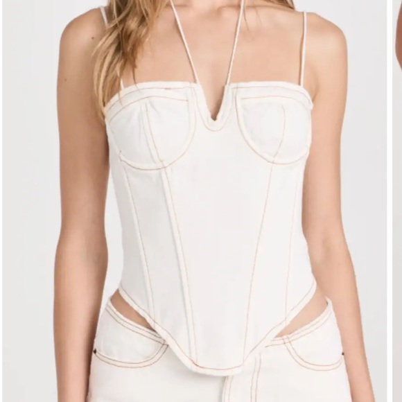 Del Gato Corset Top Pearl Lioness - Picture 2 of 8